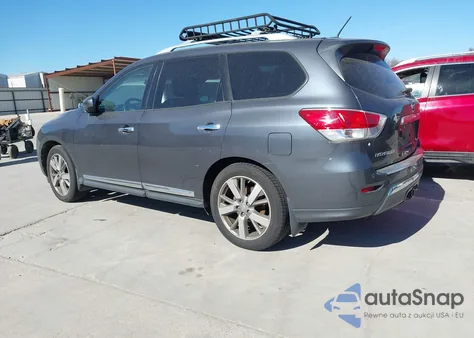 2014 Nissan Pathfinder Platinum из США, поврежденный, VIN 5N1AR2MNXEC686951